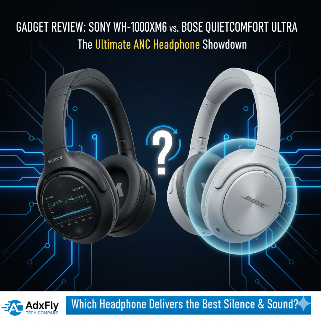 Gadget Review: Sony WH-1000XM6 vs. Bose QuietComfort Ultra – The Ultimate ANC Headphone Showdown