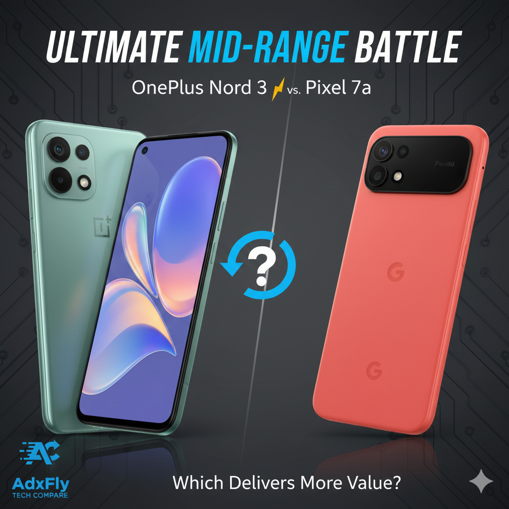 The Ultimate Mid-Range Battle: OnePlus Nord 3 vs. Google Pixel 7a – Which Delivers More Value?