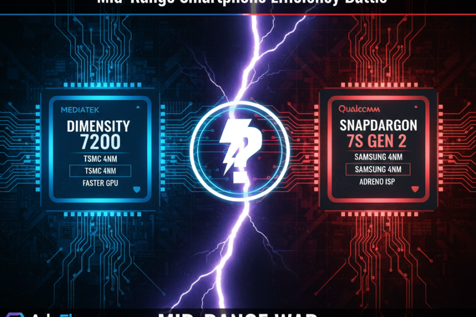 Chipset Faceoff: Dimensity 7200 vs. Snapdragon 7s Gen 2 – The Mid-Range Smartphone Efficiency Battle of 2025
