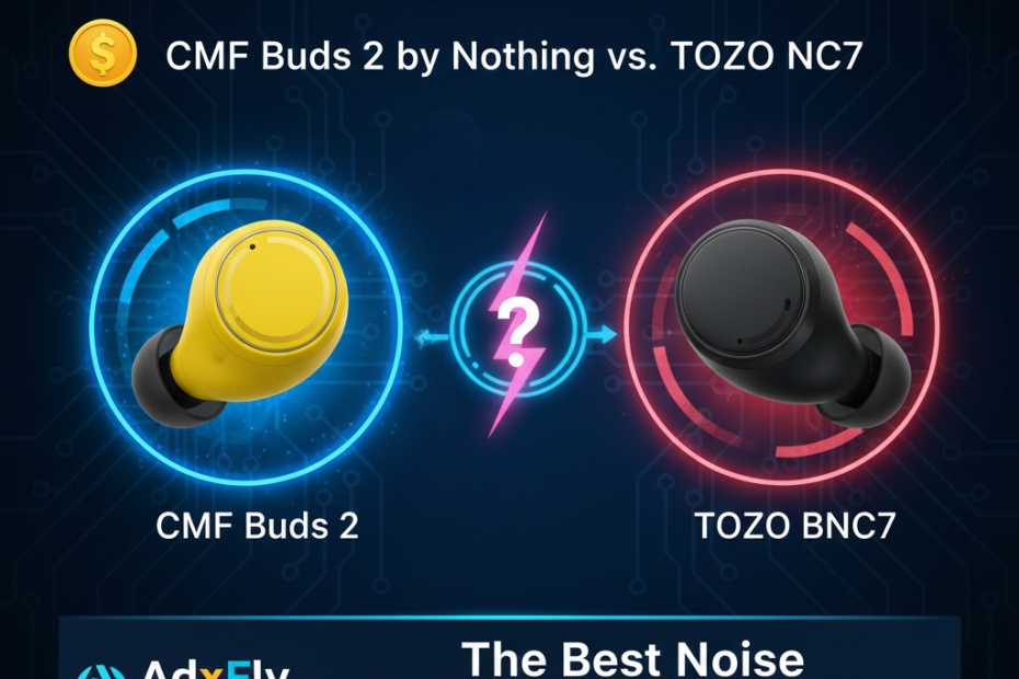 Budget ANC Showdown: CMF Buds 2 by Nothing vs. TOZO NC7 – The Best Noise Cancellation Under $50