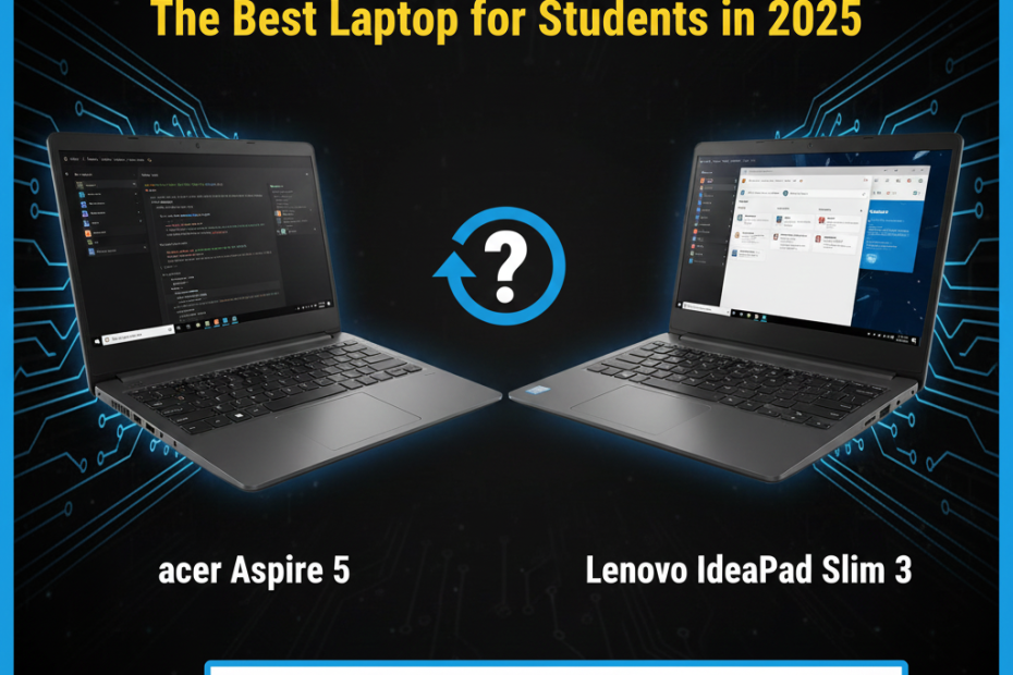 Budget Laptop Clash: Acer Aspire 5 vs. Lenovo IdeaPad Slim 3 – The Best Laptop for Students in 2025